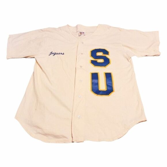 Southern University Jaguars Collegiate Jersey Vintage Gulf Coast SU Sportswear - Picture 1 of 11
